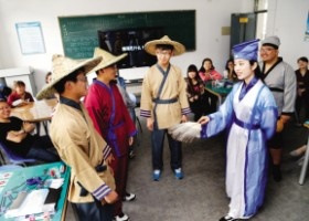 北京世纪英才高等研修学院大学课改出新招 自拍《水浒》学物流 